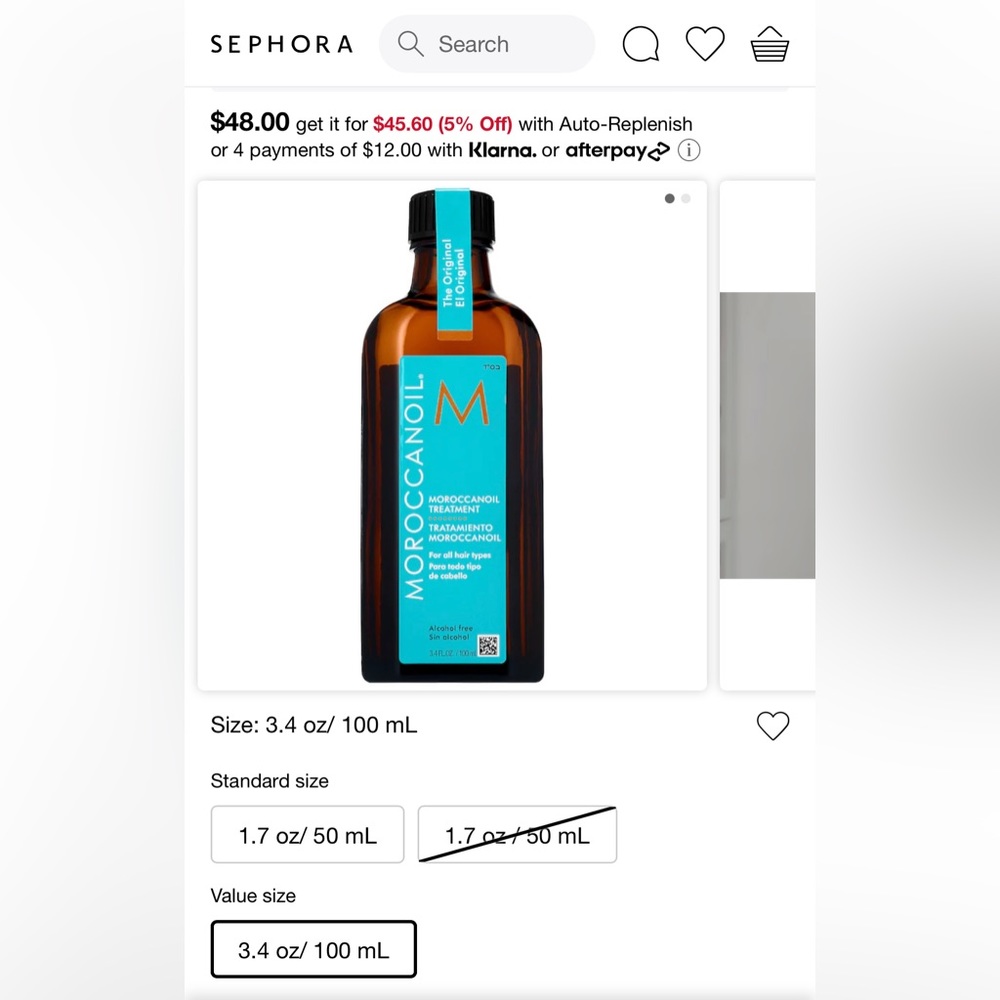 Moroccanoil Treatment Hair Oil